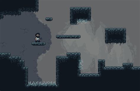 Artstation Cave Platformer Tileset