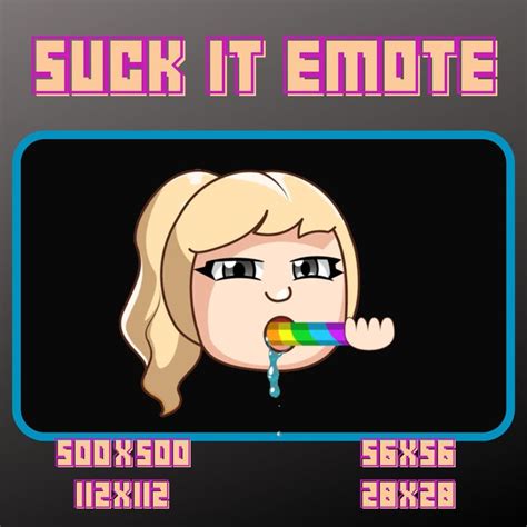 Animated Blonde Emote Sub Emote Twitch Youtube Discord Emotes Bit Emote Emote