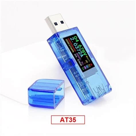 Multimetre AT35 Voltmètre AT34 AT35 USB 3 0 couleur LCD ampèremètre