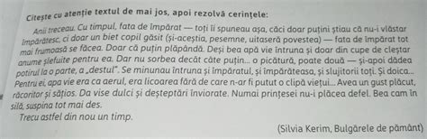 Transcrie Din Text O Propozi Ie Simpl Brainly Ro