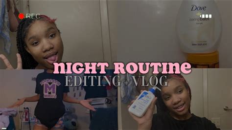 Vlogmas 🎄 Night Routine Small Vlog Editing Vlogmas Youtube