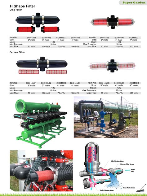 Agricultural Irrigation System Large Volume Nylon Disc Water Filter