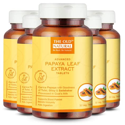 Buy The Old Natural Papaya Leaf Extract Tablets Tablets I Platelets