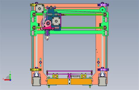 挤出3d打印机线轨fdm Printerstep 模型图纸下载 懒石网