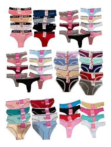 Docena Bikini Tanga De Algod N Importado Dama Paq Pz Meses Sin Intereses