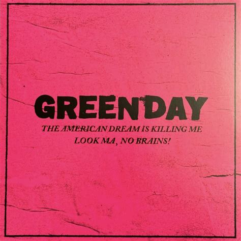 Green Day The American Dream Is Killing Me 7 Review By