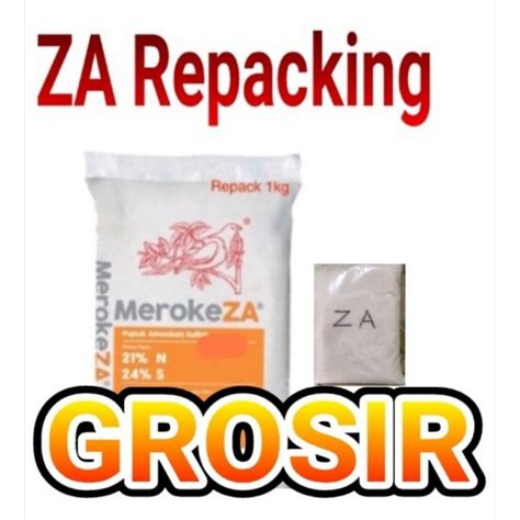 Jual Pupuk ZA AMONIUM SULFAT MEROKE REPAK 1 KG Shopee Indonesia