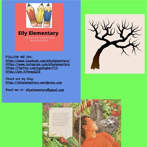 The Great Kapok Tree By Lynne Cherry Reading Interdisciplinary Unit