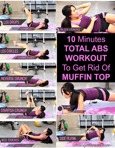 No More Muffin Top With This 10 Minutes Total Abs Workout Total Ab