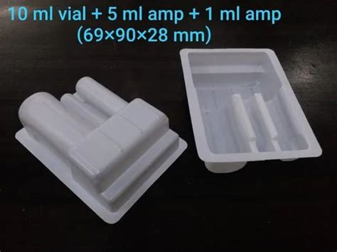 HIPS White Ampoule Vial Tray Thickness 2mm At Rs 0 5 Piece In Indore