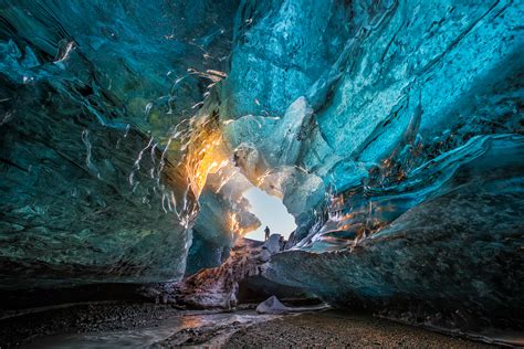 Day Ice Cave Tour South Coast Waterfalls Jokulsarlon Glacier Lagoon