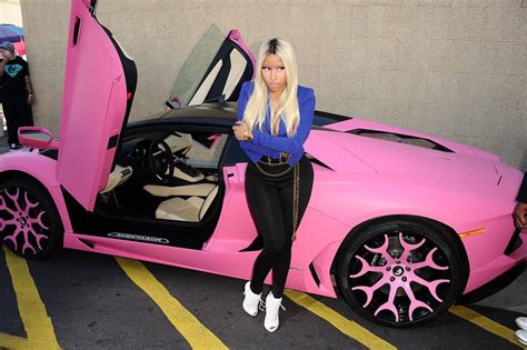 Nicki Minaj and Her Pink Lamborghini Are Quite the Daring Duo