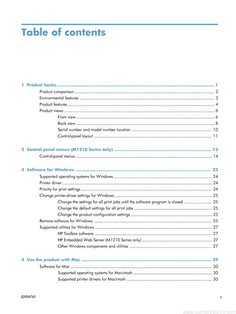 HP LaserJet Pro M1132 MFP User Manual