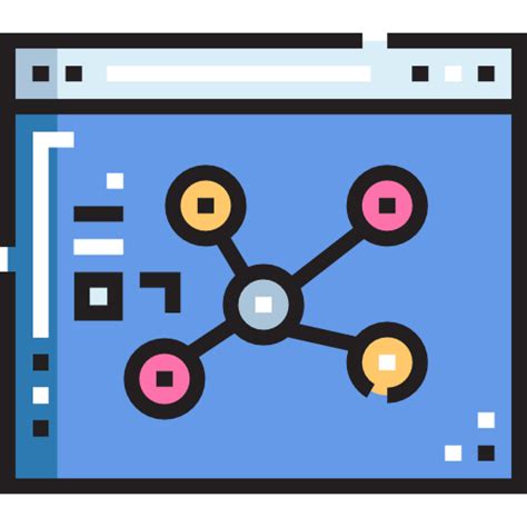 Icono De Datos Detailed Straight Lineal Color