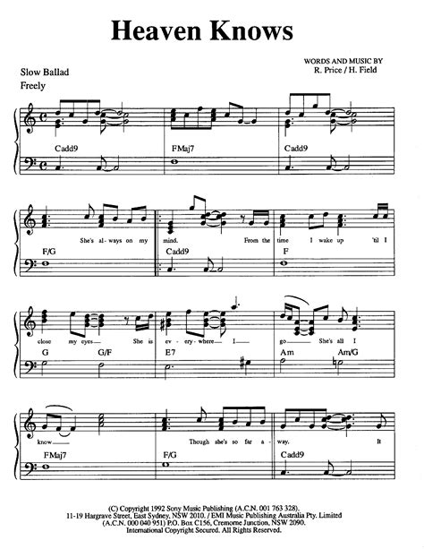 (PDF) Heaven Knows piano sheet.pdf - PDFSLIDE.NET