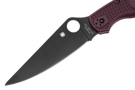 Spyderco Police 4 Lightweight Micro-Melt PD#1 C07BGBKP4 Burgundy ...