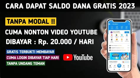 Belum Viral Cuma Nonton Video Dibayar Ribu Perhari Cara Dapat