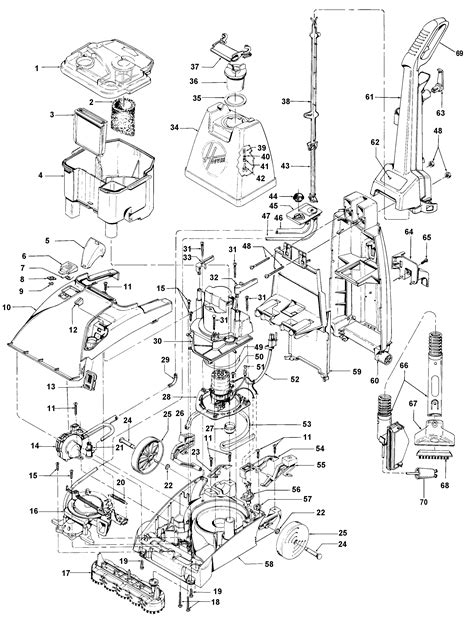 Hoover Spinscrub 50 Parts Diagram