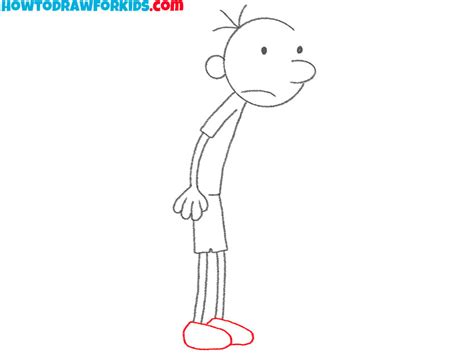 How to Draw Greg Heffley - Easy Drawing Tutorial For Kids