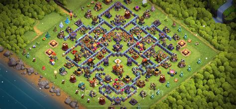 Trophy Defense Base Th With Link Clash Of Clans Town Hall