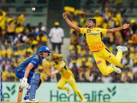 Csk Vs Mi Ipl 2023 Highlights Pathiranas Magical Spell Helps Chennai