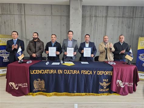 Convienen Cecytez y UAZ fortalecer cultura física y deporte entre