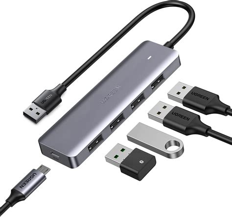 Ugreen Hub Usb Vers Ports Usb Data Hub Multiport Avec Port