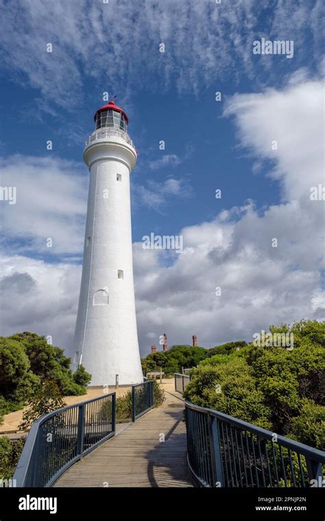 Split Point Lighthouse, Aireys Inlet, Victoria, Australia Stock Photo ...