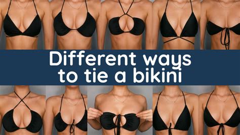 How To Tie A Bikini New Ways For