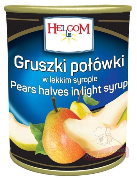 Gruszki Po Wki W Lekkim Syropie G Helcom