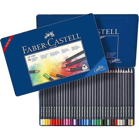 Lapis Cor Faber Castell Art Grip Cores R Em Mercado Livre