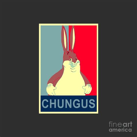 Big Chungus Drawing by Karja Nababan | Pixels