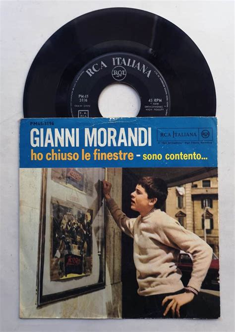 Gianni Morandi Ho Chiuso Le Finestre Rca Pm45 3196 Vinile 45 Giri 7