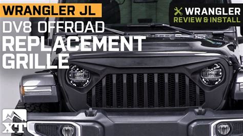 Jeep Wrangler Jl Dv8 Offroad Replacement Grille Review And Install Youtube