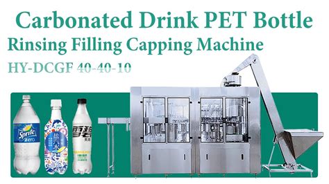 Improving Accuracy 3in1 Carbonated Drink Bottle Rinsing Filling