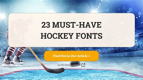 23 Hockey Fonts That Capture The Spirit Of The Game