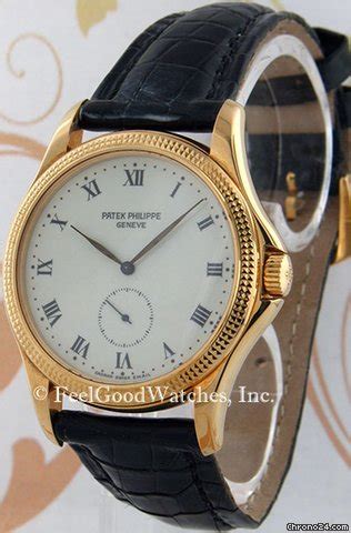 J Patek Philippe J Calatrava Yellow Gold Enamel Dial