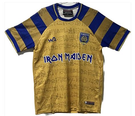 Camisa De Futebol Iron Maiden W A Sport Powerslave Camiseta