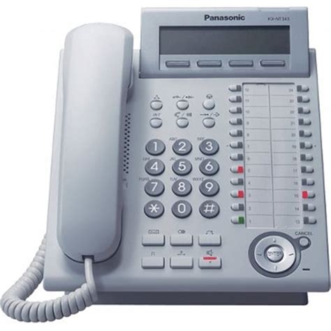 Panasonic KX DT343 24 Button 3 Line Display Phone In White Or Black