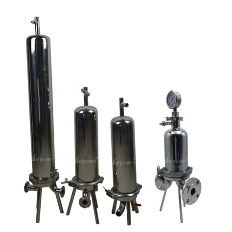 Industrial Column Chromatography Filtration Stainless Steel Water Filter Housing Lvyuan