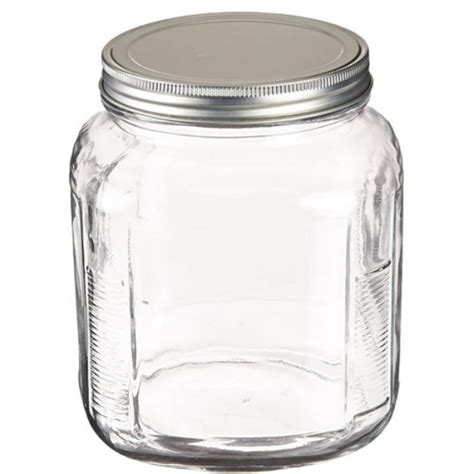 Anchor Hocking 1 Gallon Glass Cracker Jar With Lid 2 Piece