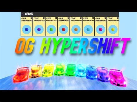 Obtaining Og Hypershift And Every Hyperchrome Level In Roblox