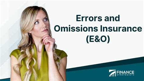 Errors And Omissions Insurance E O Finance Strategists