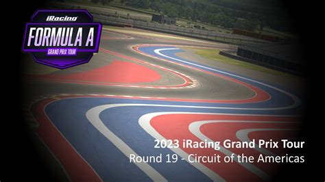 Circuit Of The Americas Round 19 IRacing Grand Prix Tour IRacing