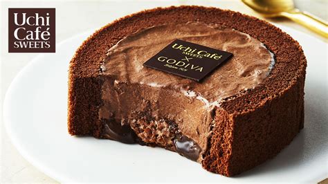 Uchi Café Sweets×godivaショコラロールケーキが新発売｜ローソン公式サイト