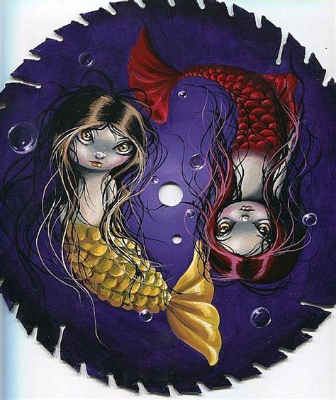 Yin And Yang Mermaid Art Yin Yang Art Yin Yang