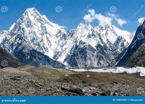 Baltoro Glaciers K2 World Second Highest Peak Stock Image | CartoonDealer.com #192854749