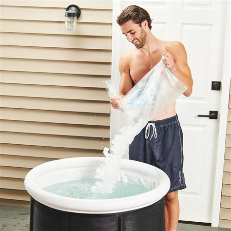 Lifepro Portable Ice Bath Tub With Cover And Storage Bag Home