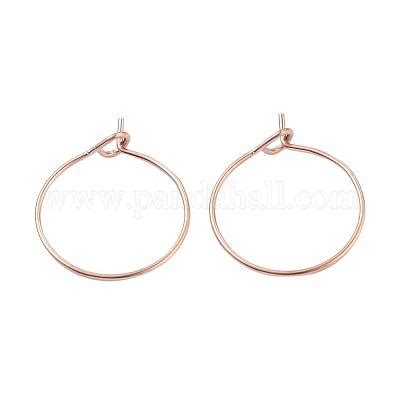 Wholesale 30Pcs 5 Size 316L Surgical Stainless Steel Hoop Earring