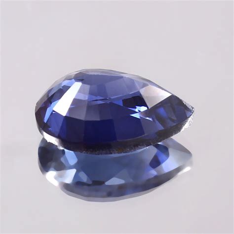 Aaa Fine Quality Natural Ceylon Blue Sapphire Loose Pear Gemstone Cut